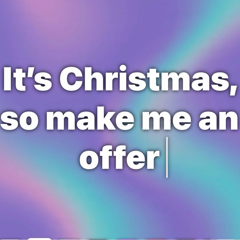 Colorful Christmas Offer Sign